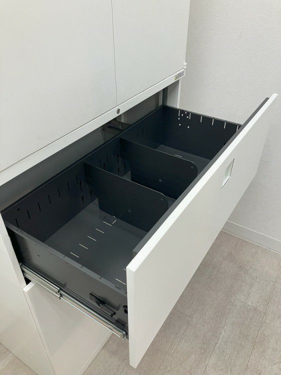 オカムラレクトラインシリーズ 両開きラテラル上下書庫 商品画像9
