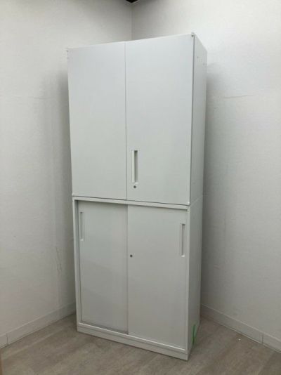 ウチダ（内田洋行）HS(ハイパーストレージ)シリーズ 両開きスライド上下書庫 商品画像1
