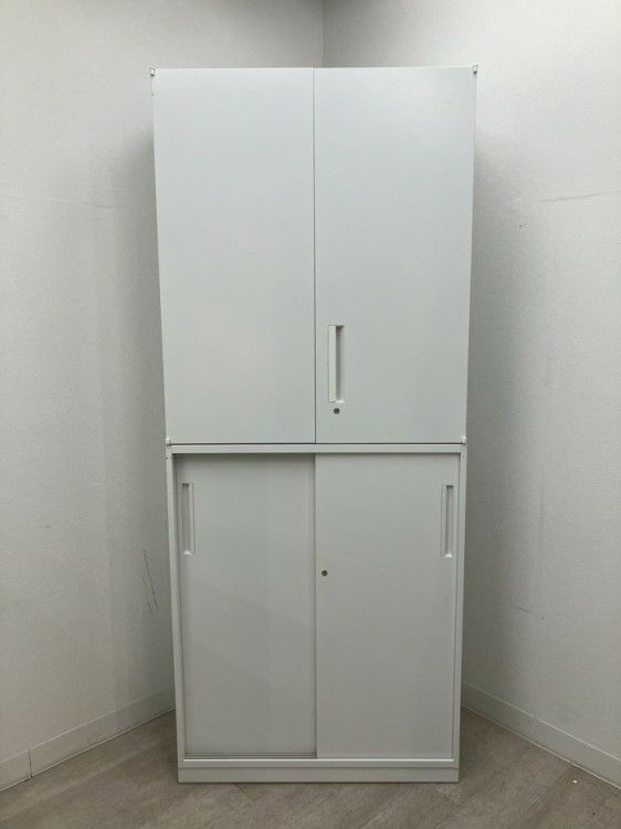 ウチダ（内田洋行）HS(ハイパーストレージ)シリーズ 両開きスライド上下書庫 商品画像2