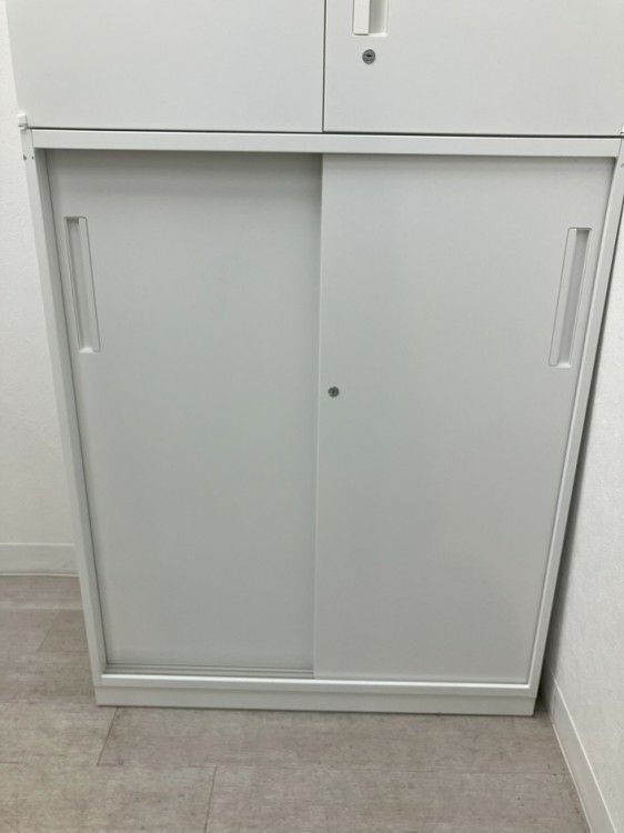 ウチダ（内田洋行）HS(ハイパーストレージ)シリーズ 両開きスライド上下書庫 商品画像9