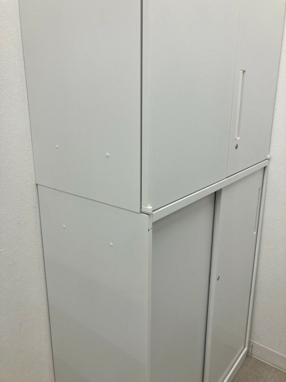 ウチダ（内田洋行）HS(ハイパーストレージ)シリーズ 両開きスライド上下書庫 商品画像13