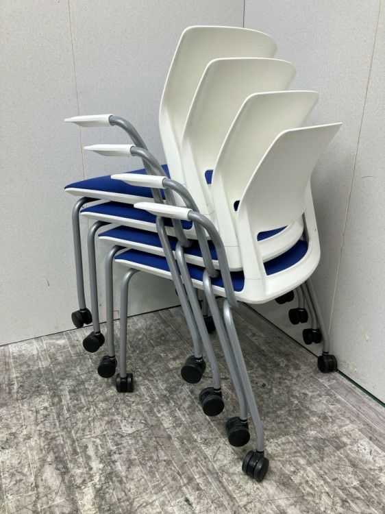 コクヨスタッキングチェア4脚セット 商品画像6