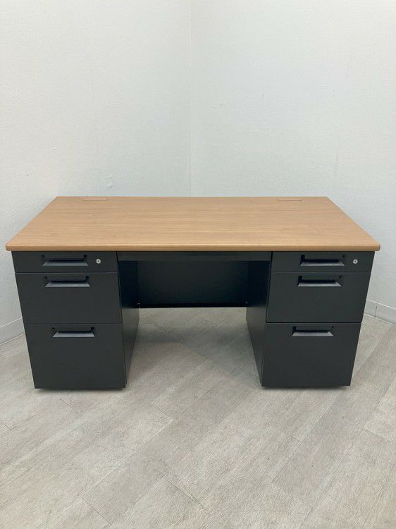 プラスリードシリーズ 1400両袖デスク 商品画像1