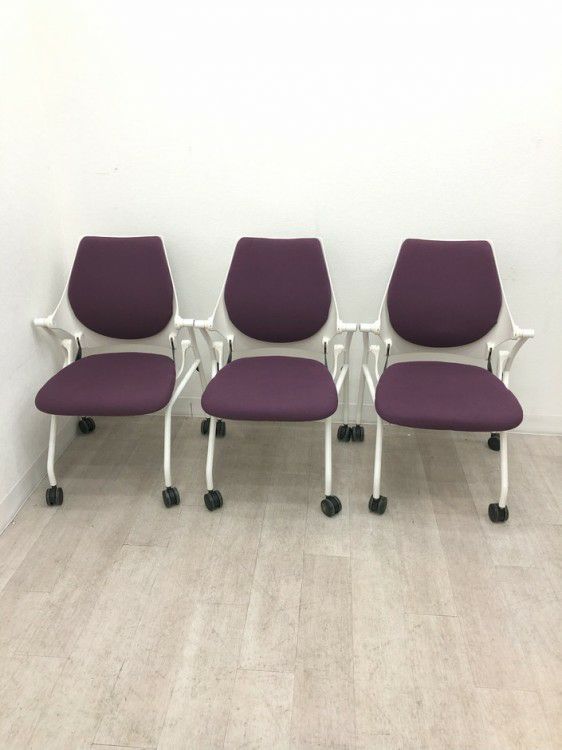 イトーキipsa(イプサ)シリーズ ネスティングチェア3脚セット 商品画像2