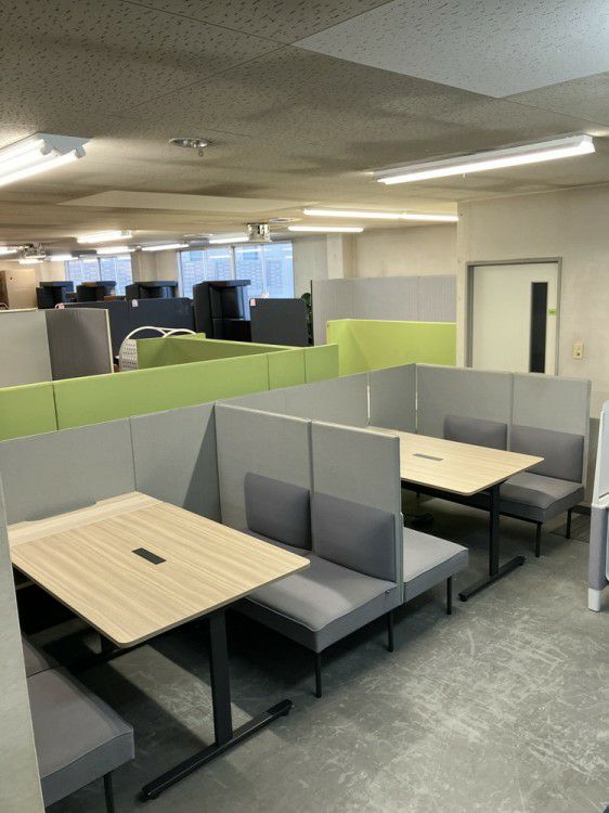 イトーキピクセルシリーズ 4人用ブース2連セット 商品画像1