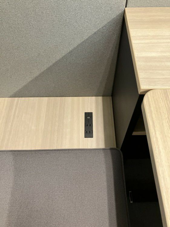 イトーキピクセルシリーズ 4人用ブース2連セット 商品画像9