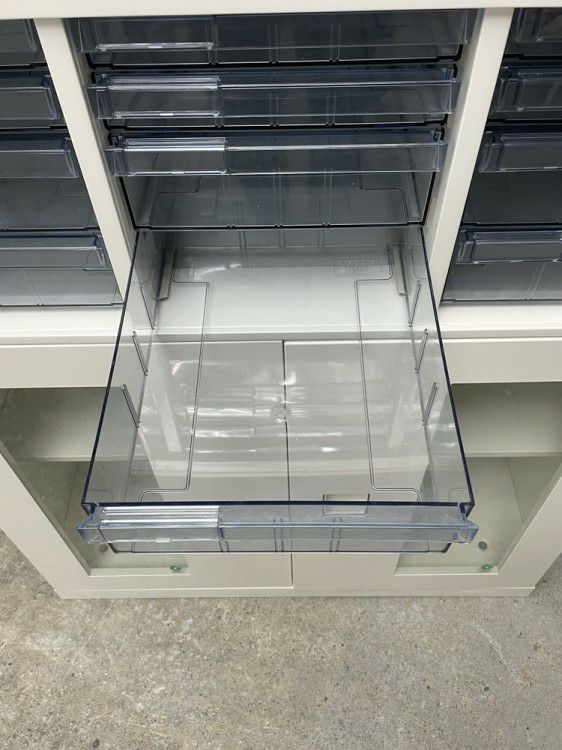 オカムラレクトラインシリーズ ガラス両開きクリアケース上下書庫 商品画像11