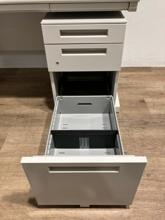 INABA/イナバデュエナポストフォームシリーズ 1100平デスク+ワゴンセット 商品画像5