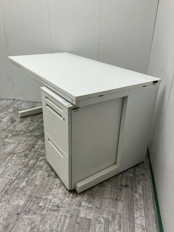 ウチダ（内田洋行）1400平デスク＋ワゴンセット 商品画像3