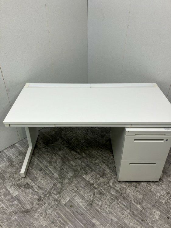 ウチダ（内田洋行）1400平デスク＋ワゴンセット 商品画像4