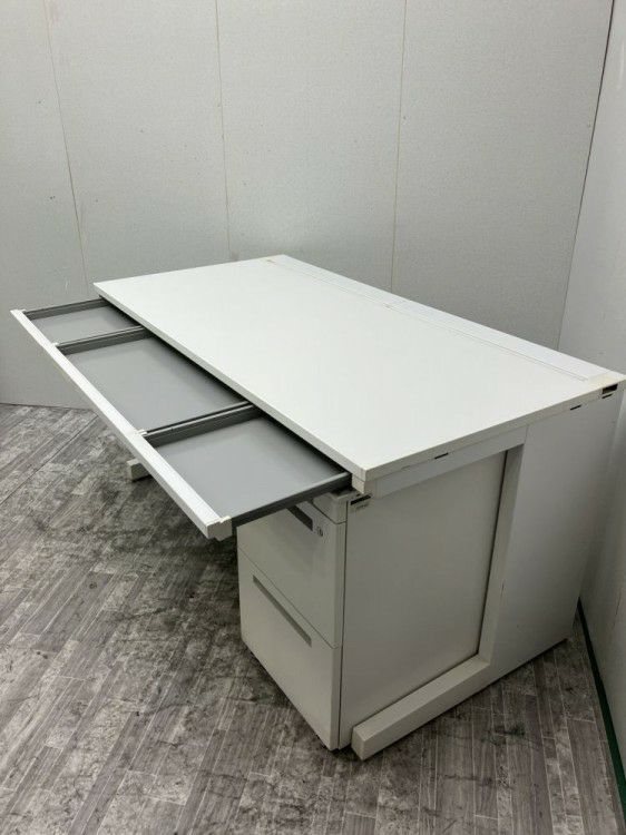 ウチダ（内田洋行）1400平デスク＋ワゴンセット 商品画像6