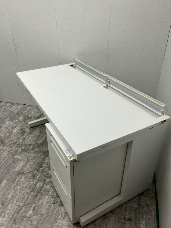 ウチダ（内田洋行）1400平デスク＋ワゴンセット 商品画像7