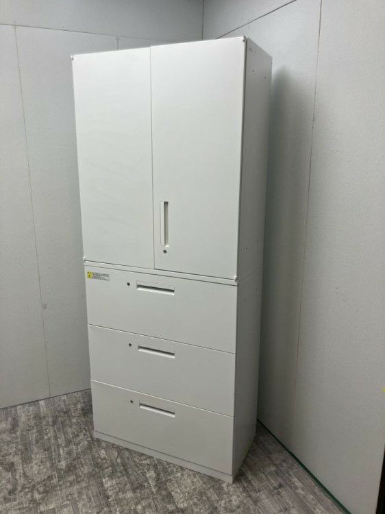 ウチダ（内田洋行）HS(ハイパーストレージ)シリーズ 3段ラテラル・両開き上下書庫 商品画像2