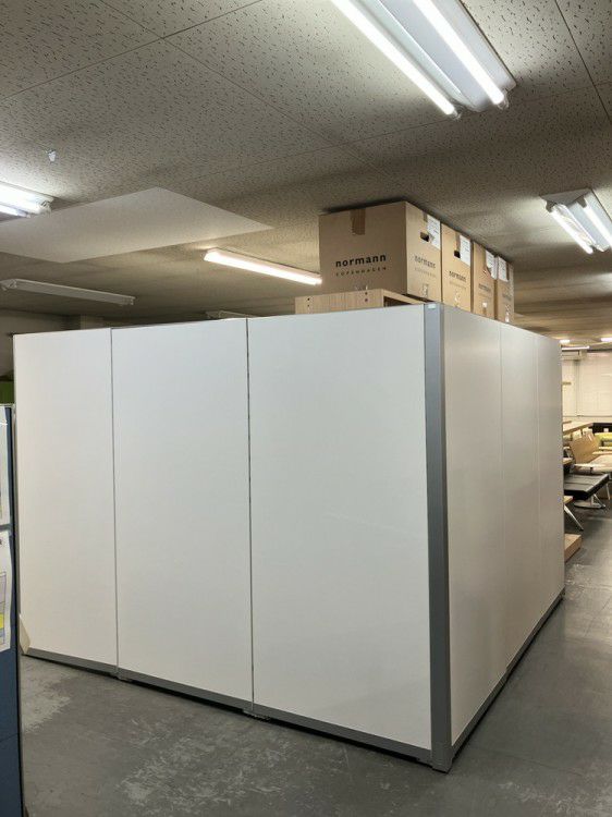 ウチダ（内田洋行）E3シリーズ 6連L型パーテーション 商品画像1