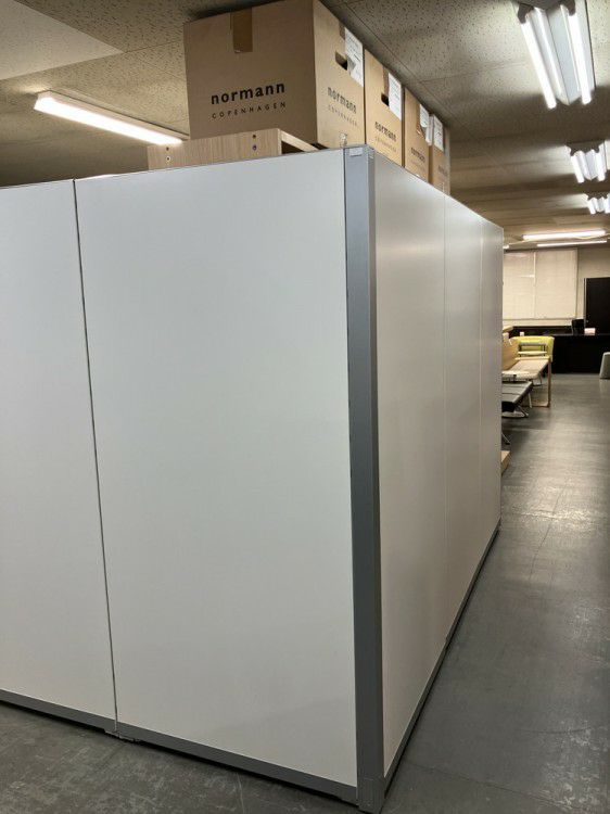 ウチダ（内田洋行）E3シリーズ 6連L型パーテーション 商品画像2