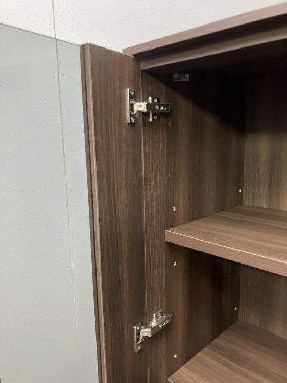 オカムラ役員室用両開き・ガラス両開き書棚 商品画像5