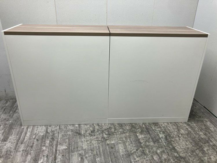 オカムラレクトラインシリーズ ダイヤル式天板付両開き書庫2台セット 商品画像9