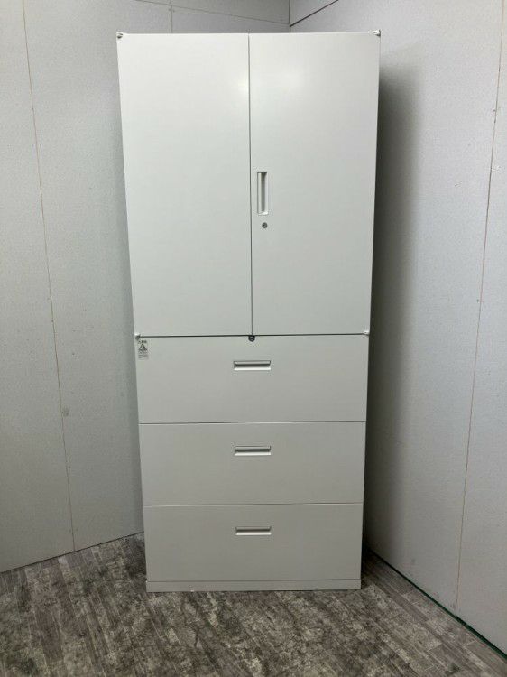 ライオン3段ラテラル・両開き上下書庫 商品画像1