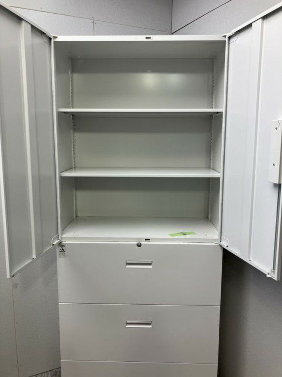 ライオン3段ラテラル・両開き上下書庫 商品画像3