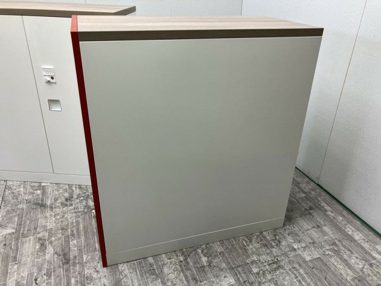 オカムラレクトラインシリーズ ダイヤル式天板付両開き書庫2台セット 商品画像6