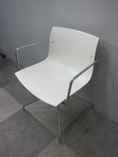 2脚セット】ヴィトラ ビザソフト 革張 （ヴィトラ スタッキングチェア 