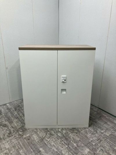 オカムラレクトラインシリーズ ダイヤル式天板付両開き書庫 商品画像1