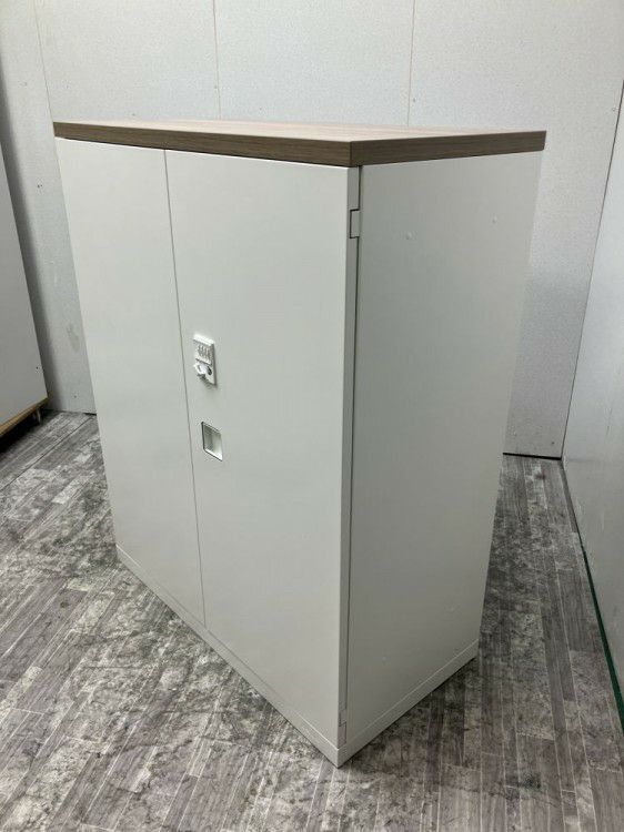 オカムラレクトラインシリーズ ダイヤル式天板付両開き書庫 商品画像2