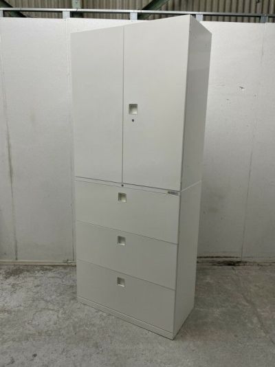 オカムラレクトラインシリーズ 両開きラテラル書庫 商品画像1