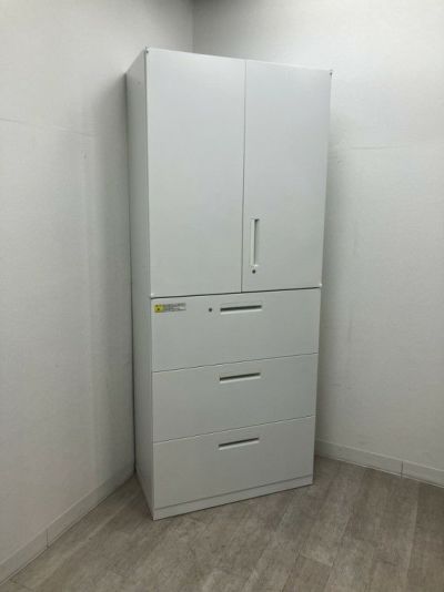 ウチダ（内田洋行）HS(ハイパーストレージ)シリーズ 両開きラテラル上下書庫 商品画像1