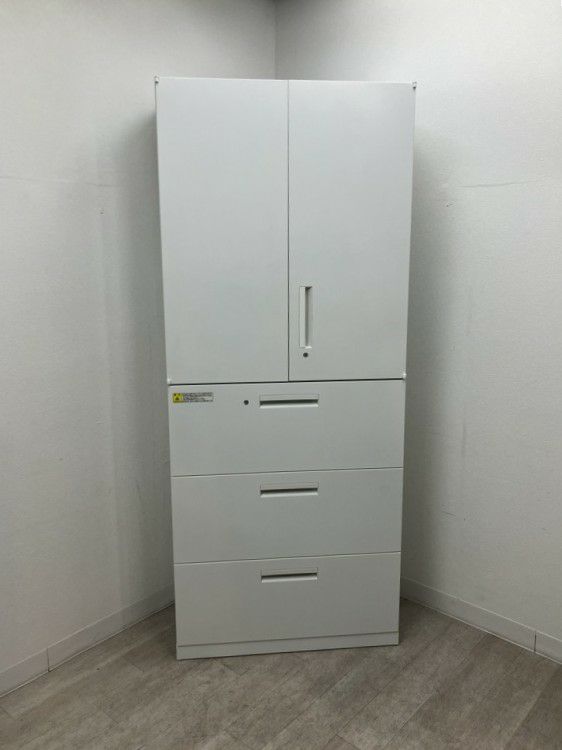 ウチダ（内田洋行）HS(ハイパーストレージ)シリーズ 両開きラテラル上下書庫 商品画像2