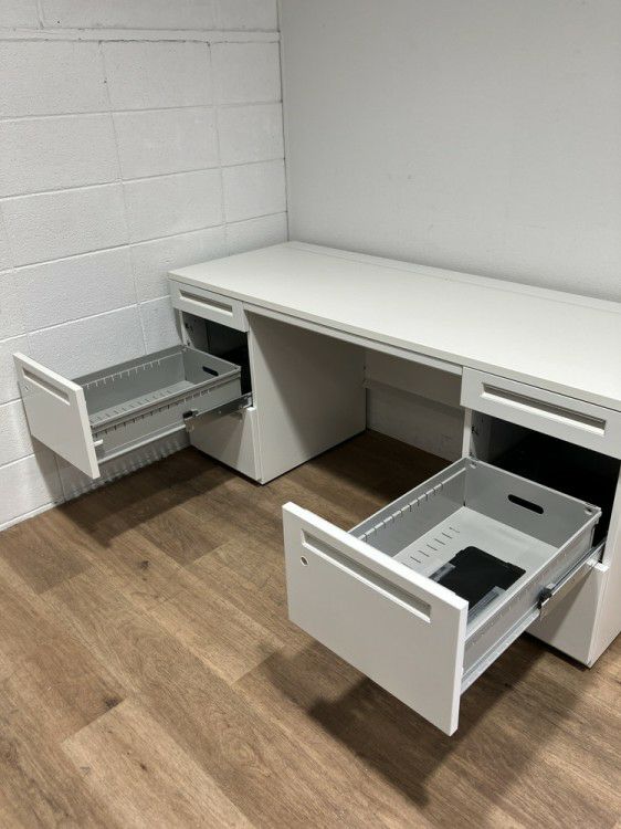 ウチダ（内田洋行）SCAENA(スカエナ)シリーズ　Kタイプ 1600両袖デスク 商品画像5