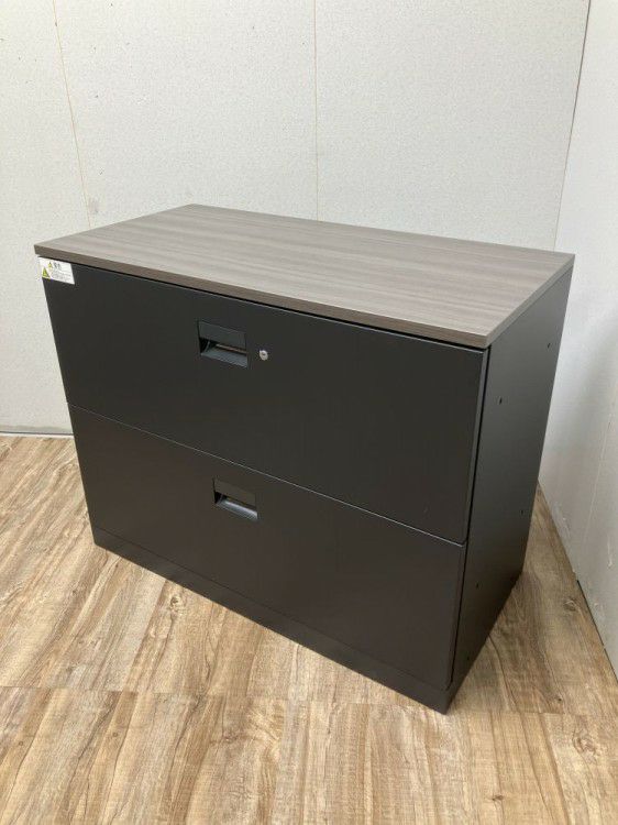 イトーキeSキャビネット(エスキャビネット)シリーズ 天板付2段ラテラル書庫 商品画像2