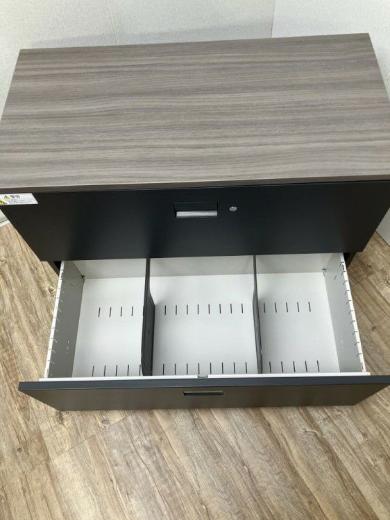 イトーキeSキャビネット(エスキャビネット)シリーズ 天板付2段ラテラル書庫 商品画像4