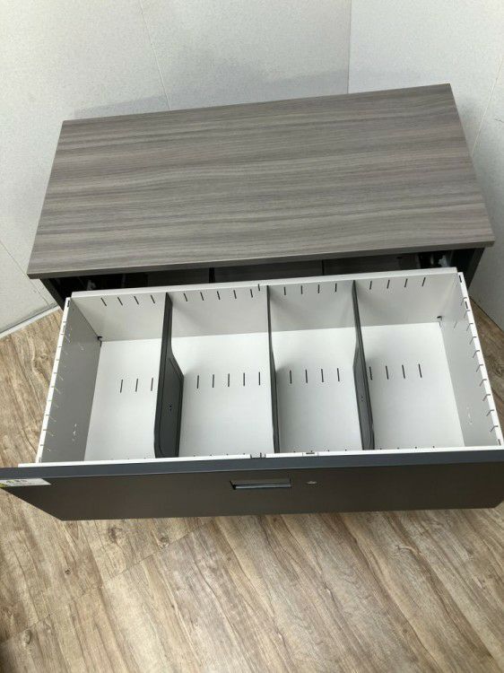 イトーキeSキャビネット(エスキャビネット)シリーズ 天板付2段ラテラル書庫 商品画像5