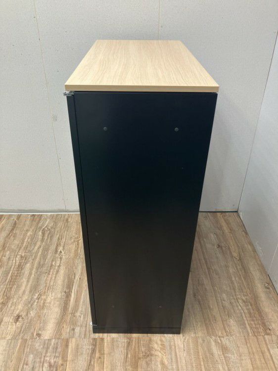 オカムラVILLAGE(ビラージュ)シリーズ ダイヤル式天板付両開き書庫 商品画像7