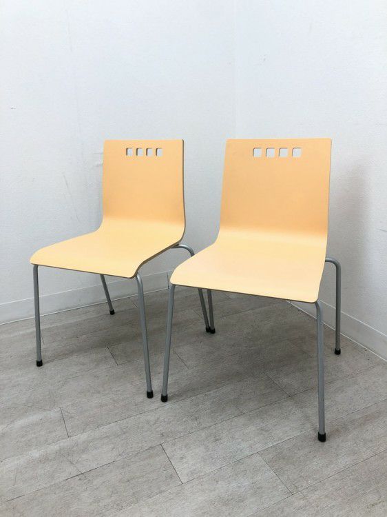 コクヨイートインシリーズ スタッキングチェア2脚セット 商品画像1