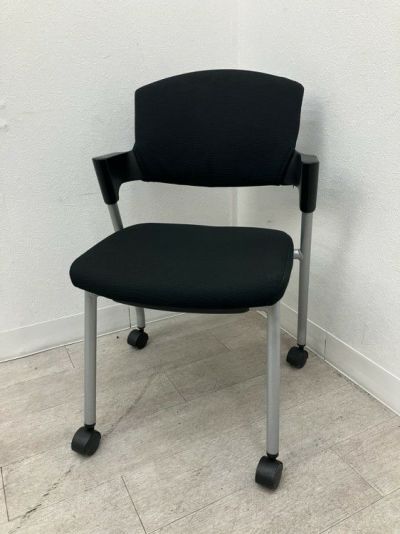 ☆中古￥8,000！リビングチェアー5脚 家具 幅54㎝x奥行52㎝x