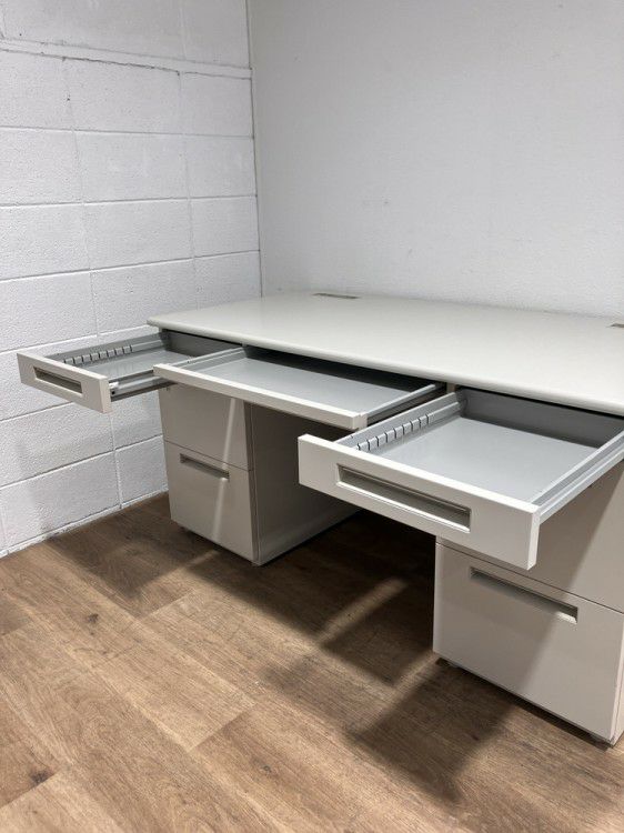 INABA/イナバデュエナシリーズ 1400両袖デスク 商品画像4