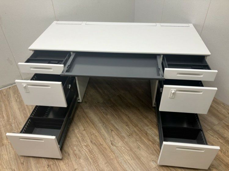 コクヨisシリーズ ダイヤル式1600両袖デスク 商品画像4