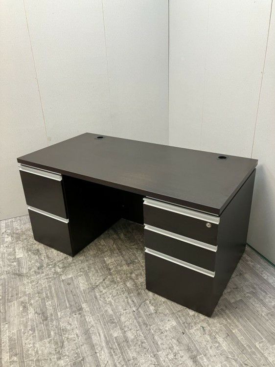 井上金庫役員室用1500両側デスク 商品画像2