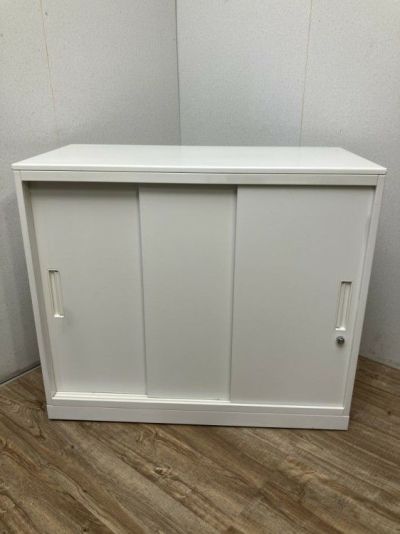 ナイキCWシリーズ 天板付3扉スライド書庫 商品画像1