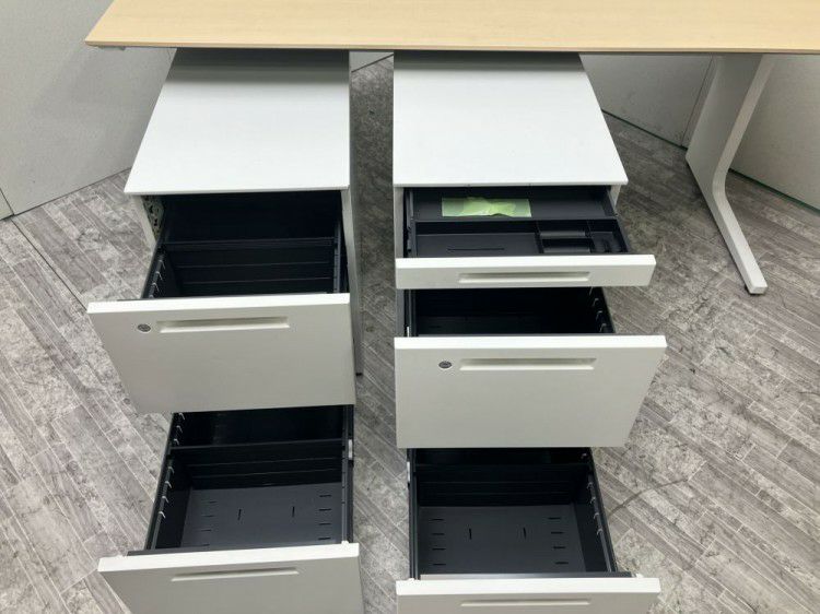コクヨLEVIST(レヴィスト)シリーズ 1600平デスク+ワゴンセット 商品画像5