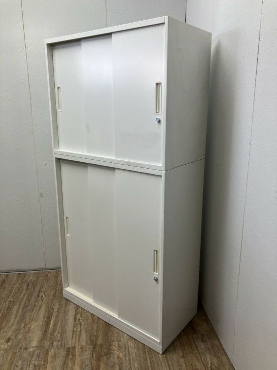 ナイキCWシリーズ 3扉スライド上下書庫 商品画像2