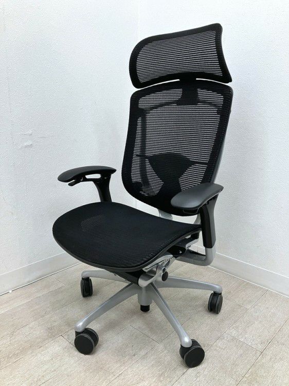 オカムラ 可動肘付コンテッサチェア CM91SB | 無限堂ネットショップ