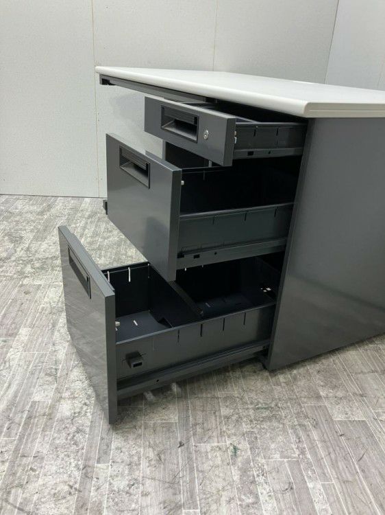 プラスフラットラインシリーズ 1400片袖デスク 商品画像8