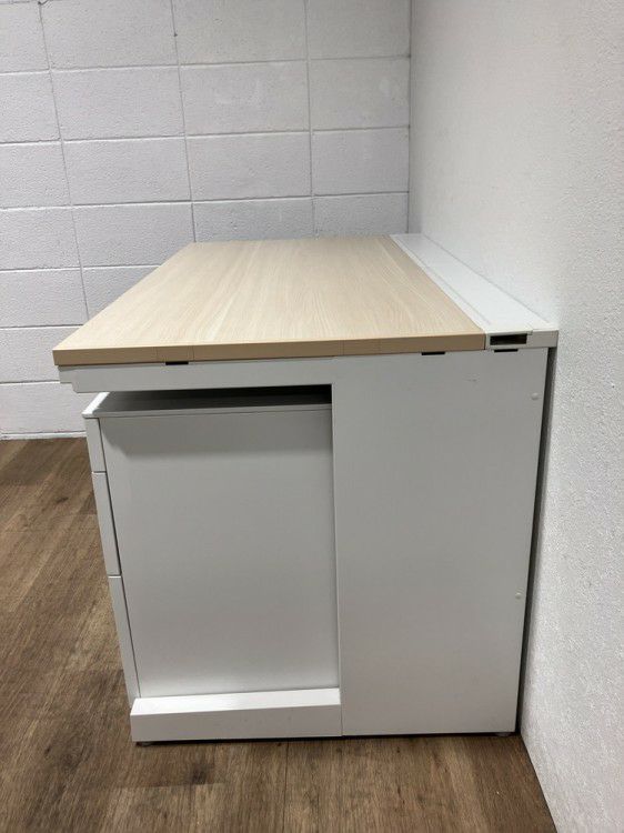 ウチダ（内田洋行）SCAENA(スカエナ)シリーズ　Kタイプ 1200平デスク+ワゴンセット 商品画像9