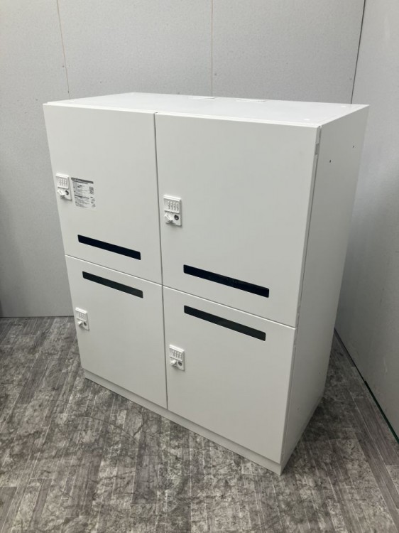 オカムラピクスラインシリーズ ダイヤル式4人用パーソナルロッカー 商品画像2