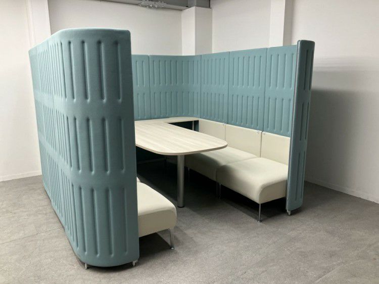 オカムラmuffle(マッフル)シリーズ ミーティングブースセット 商品画像1