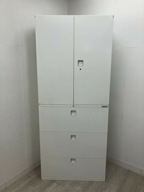 オカムラレクトラインシリーズ 両開きラテラル上下書庫 商品画像2