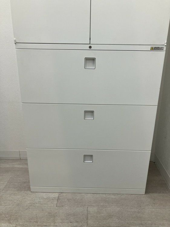 オカムラレクトラインシリーズ 両開きラテラル上下書庫 商品画像9